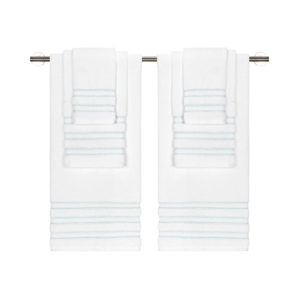 Caro Home Sabina 6-Piece Towel Set - Casual Linen