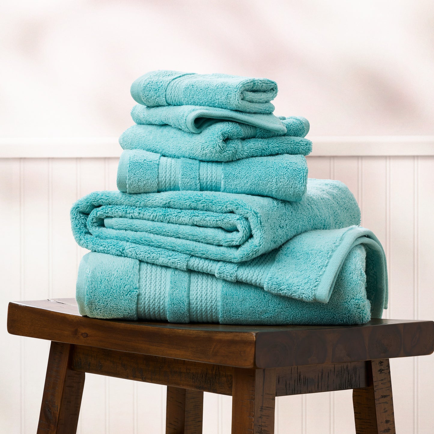 BETHANY 6-PIECE TOWEL SET: THE UTMOST LUXURY ZERO TWIST SOLID