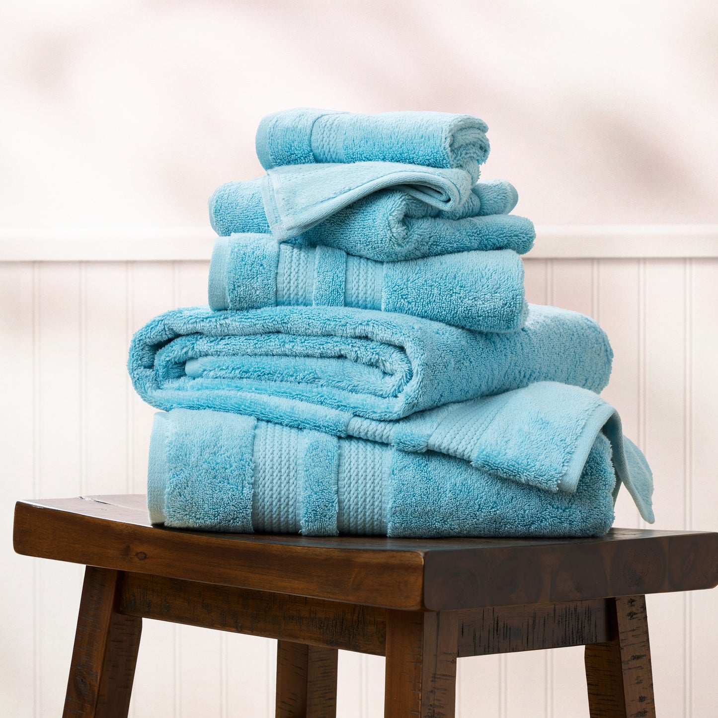 BETHANY 6-PIECE TOWEL SET: THE UTMOST LUXURY ZERO TWIST SOLID