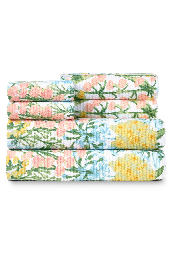 Wild Blossom 6-Piece Towel Set: The Floral Towel