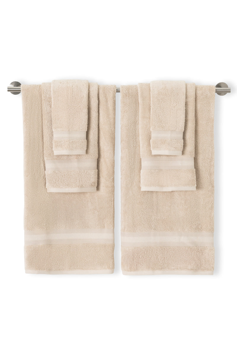 Caro Home 6 Piece Parsnip Towel Set - On Sale - Bed Bath & Beyond - 32585822