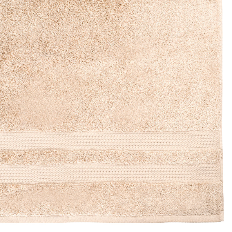 Caro Home Bethany Towel Collection - Beige - Wash Cloth