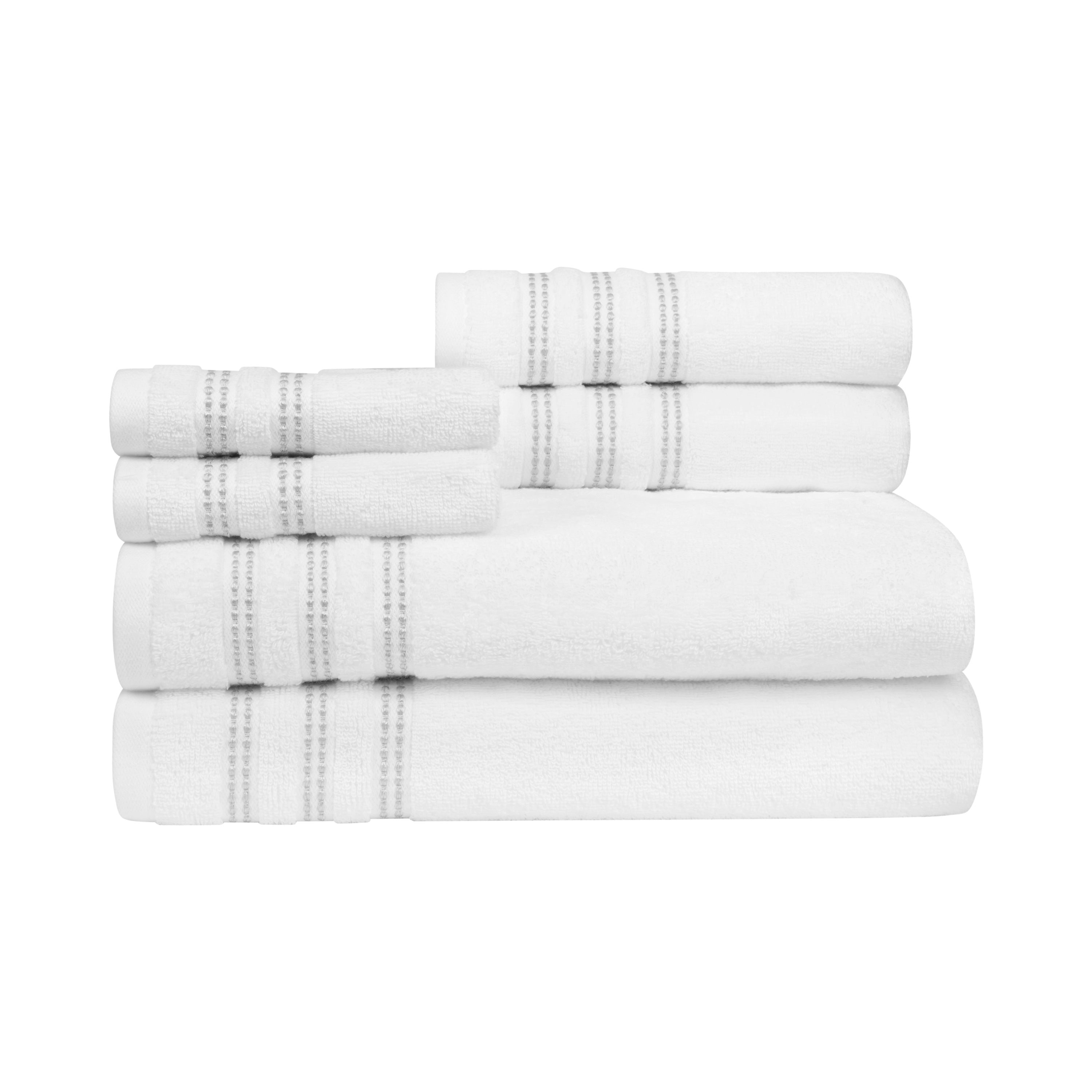 Caro Home Salina 6-Pc. Towel Set - Macy's